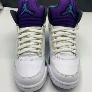 Jordan 5 retro grape youth